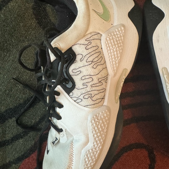 Nike PG 5 White/Multi-Color-Glacier Blue Black PG5 (CW3143 100) Men’s  8 Shoes - Picture 7 of 16